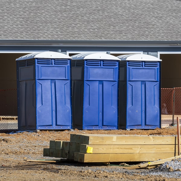 are there any restrictions on where i can place the porta potties during my rental period in Louise Texas